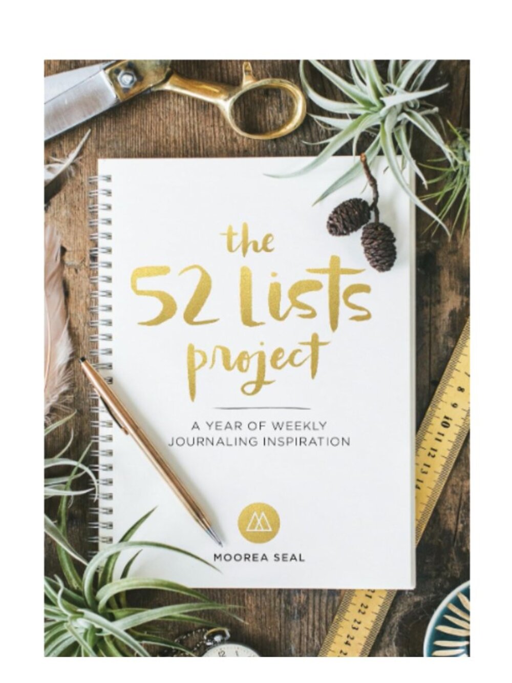 Anthropologie Moorea Seal The 52 Lists Project Hardcover Guided Journal